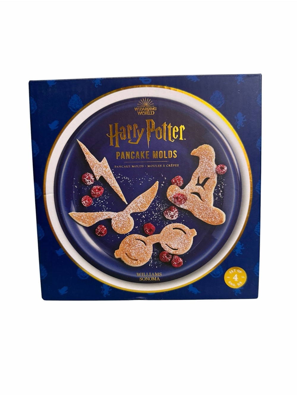Williams Sonoma Harry Potter Set of 4 Pancake Molds NIB